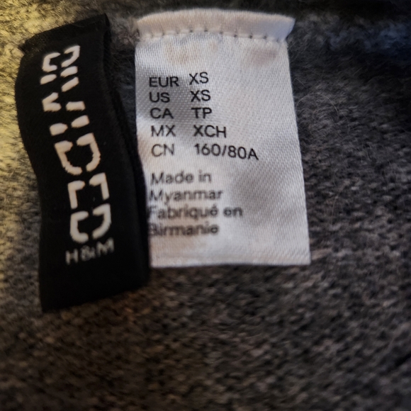 Gray Button-Up Women's Sweater - Picture 2 of 3